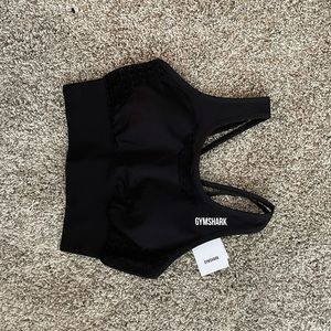 GYMSHARK BLACK SPORTS BRA